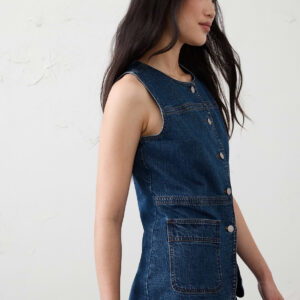 Витрина long denim vest