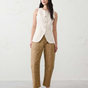 Витрина barrel leg mid rise utility pant