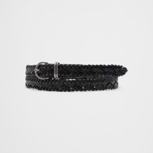 skinny braided belt
