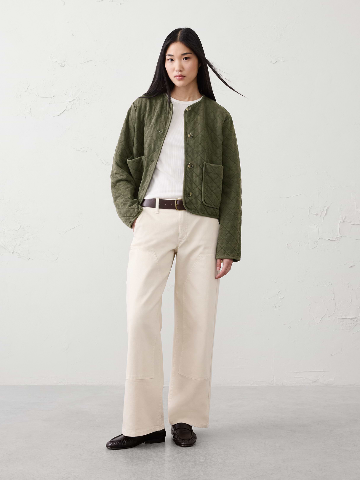 quilted knit jacket quilted knit jacket