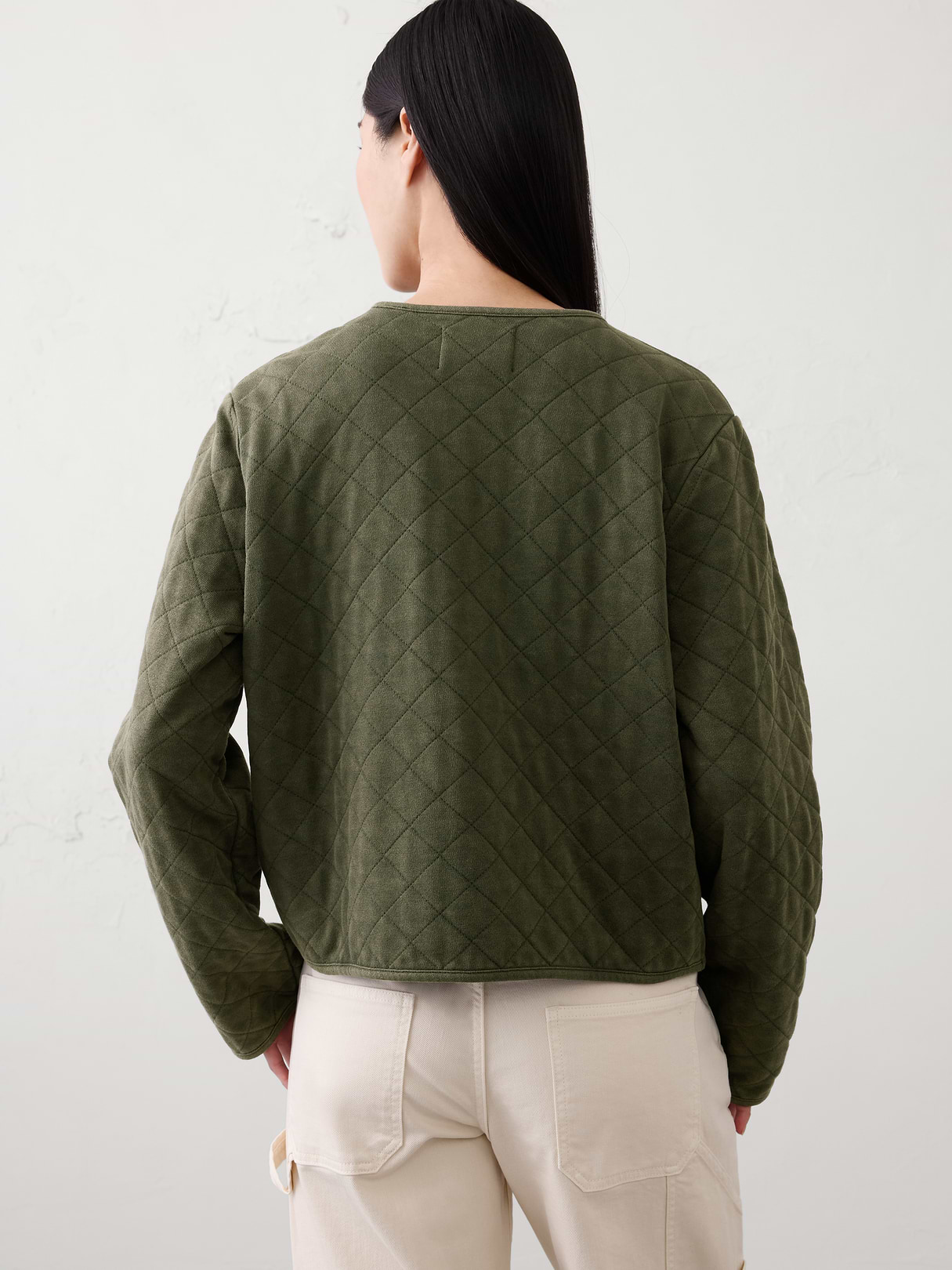 quilted knit jacket quilted knit jacket