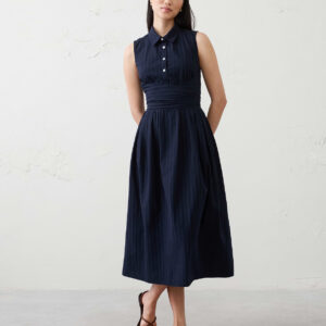 Витрина dobby wrapped midi shirtdress