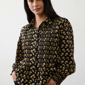 Витрина fine pintuck voile shirt