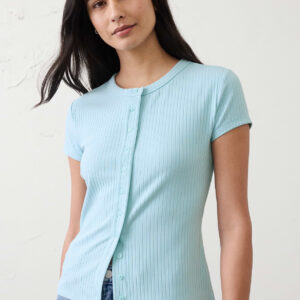 Витрина ribbed button top