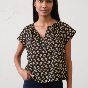 shirred popover top