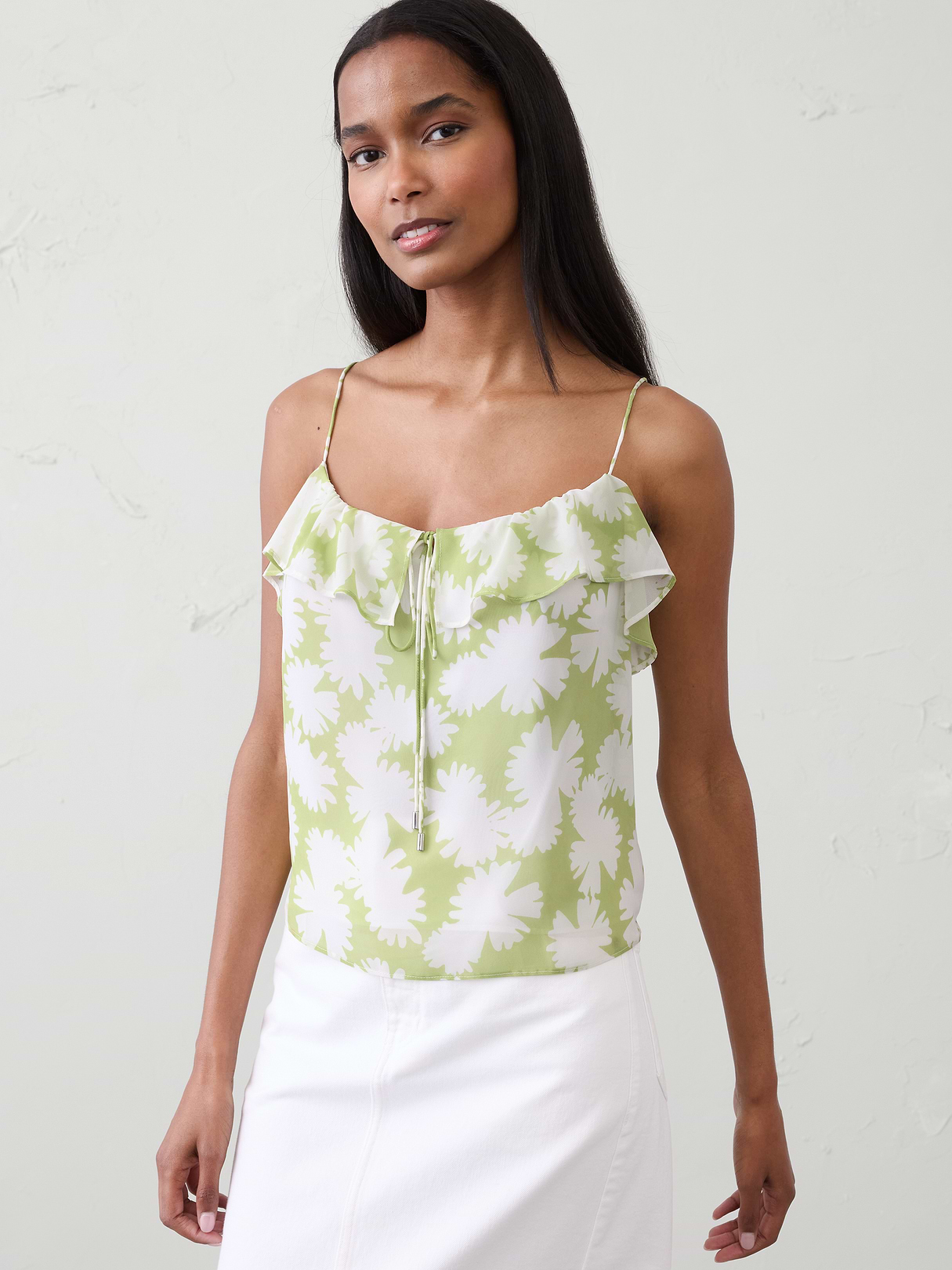 ruffled cami ruffled cami