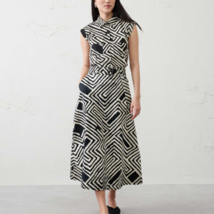 trapunto cap sleeve shirt