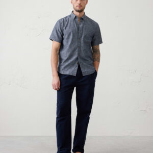 Home slim fit softwash cotton shirt