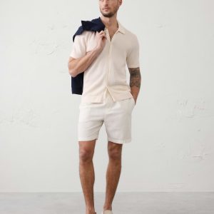 button down sweater polo