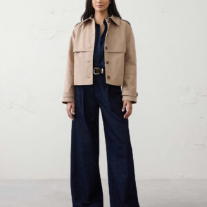 short trench jacket