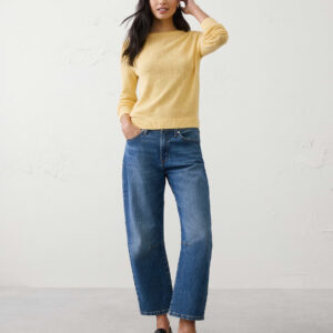 Витрина ramie cotton pointelle sweater