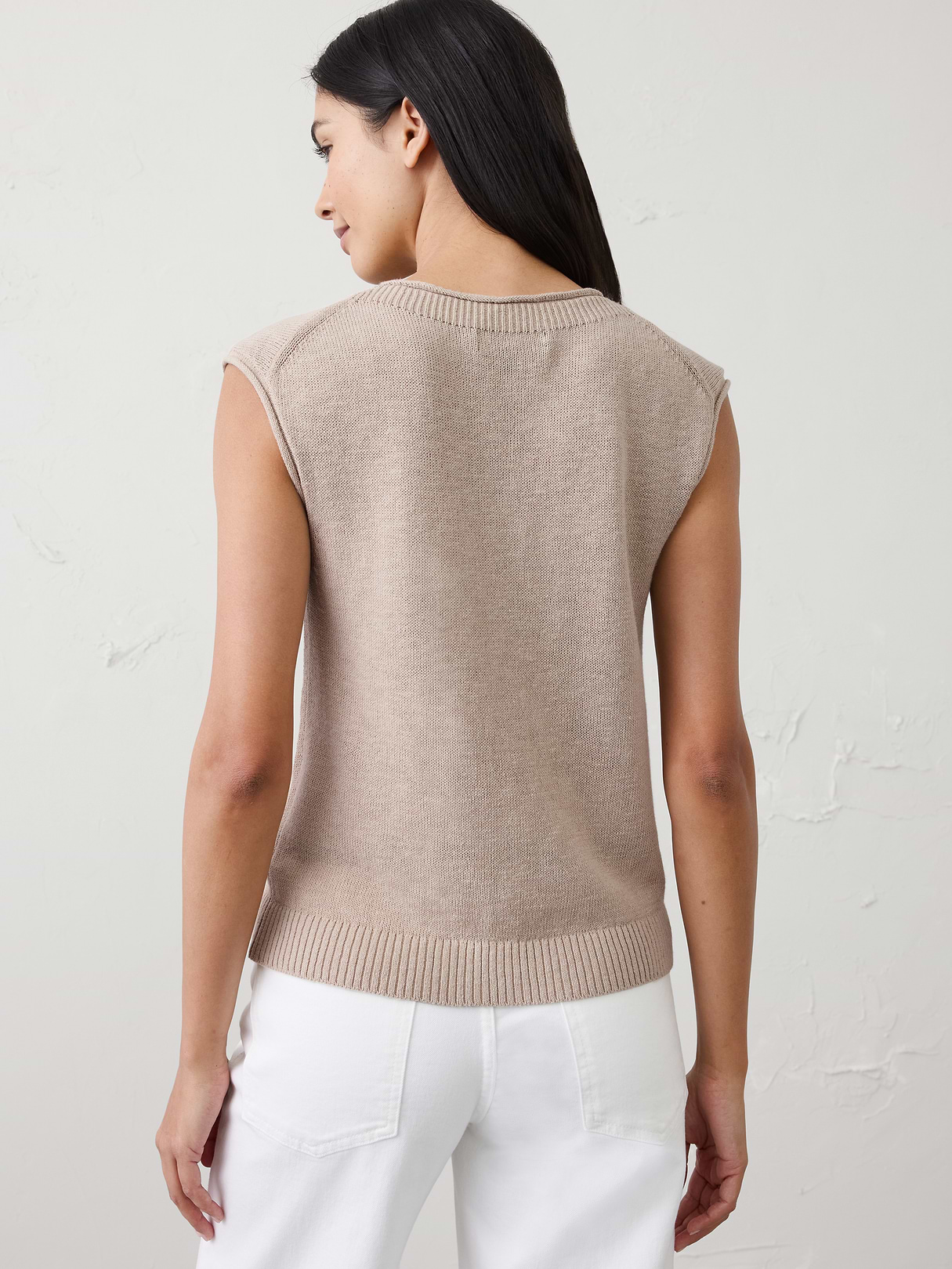 ramie cotton sweater tank ramie cotton sweater tank