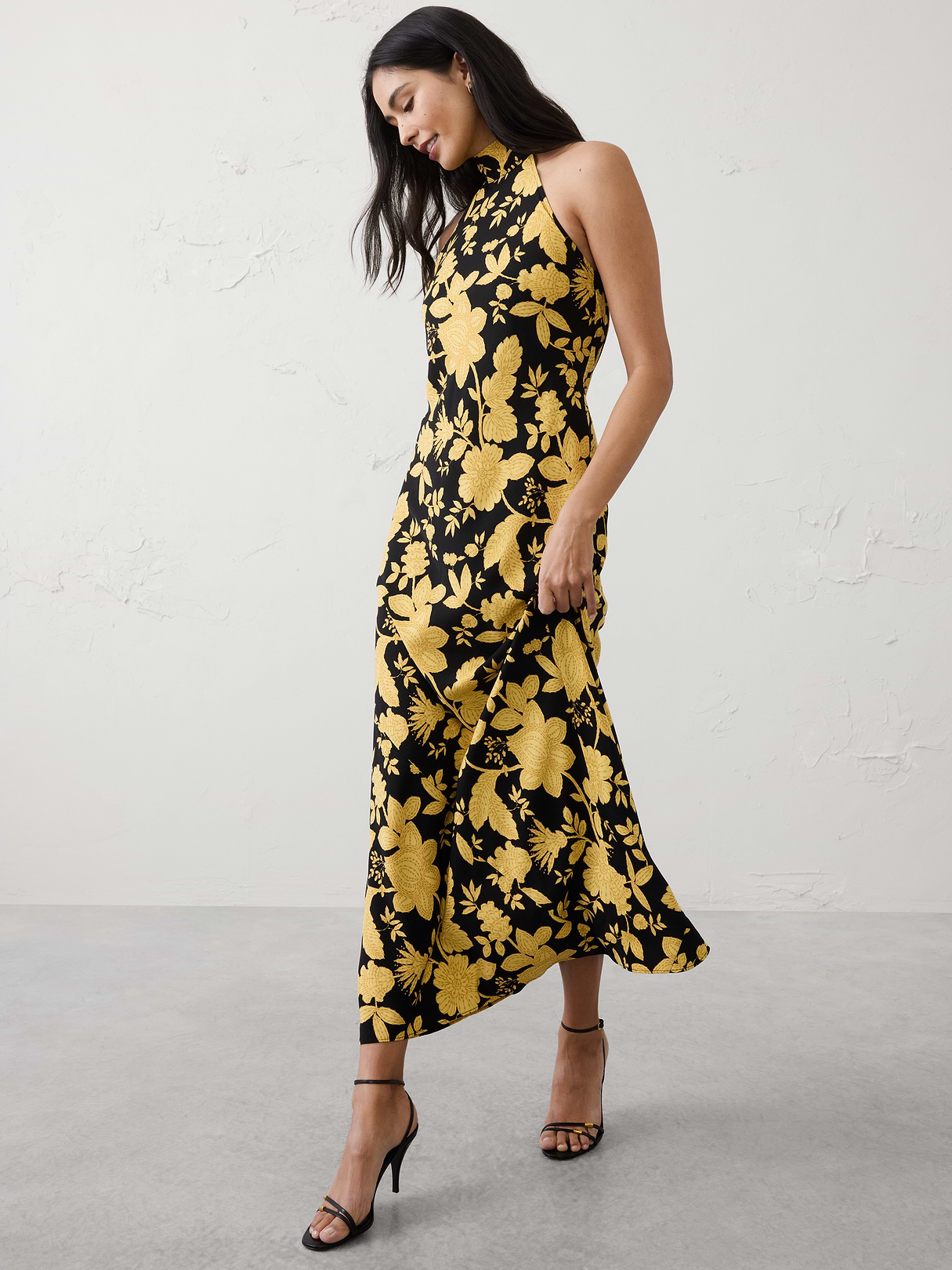 halter open back maxi dress halter open back maxi dress
