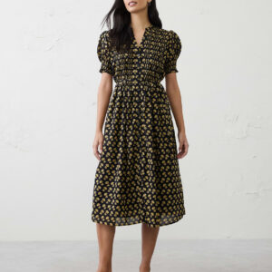 Витрина voile pintuck midi dress