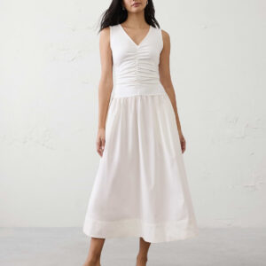 Витрина ruched bodice midi dress