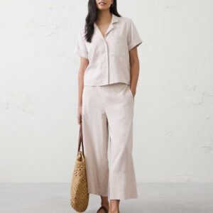 Витрина linen blend shirt