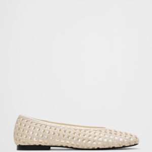 woven ballet flats