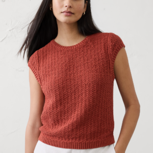 Витрина cotton blend textured sweater