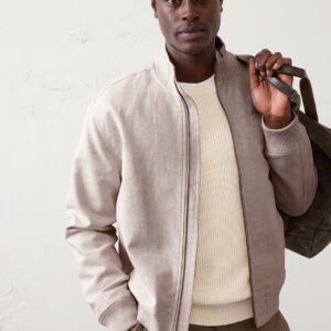 Home linen blend bomber