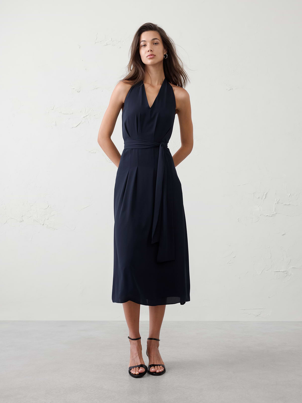 tie waist midi dress tie waist midi dress