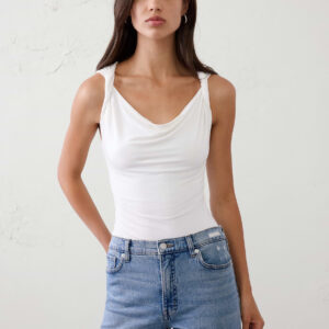 Витрина jersey twist shoulder top
