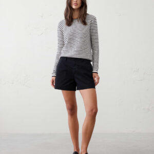mid rise chino short