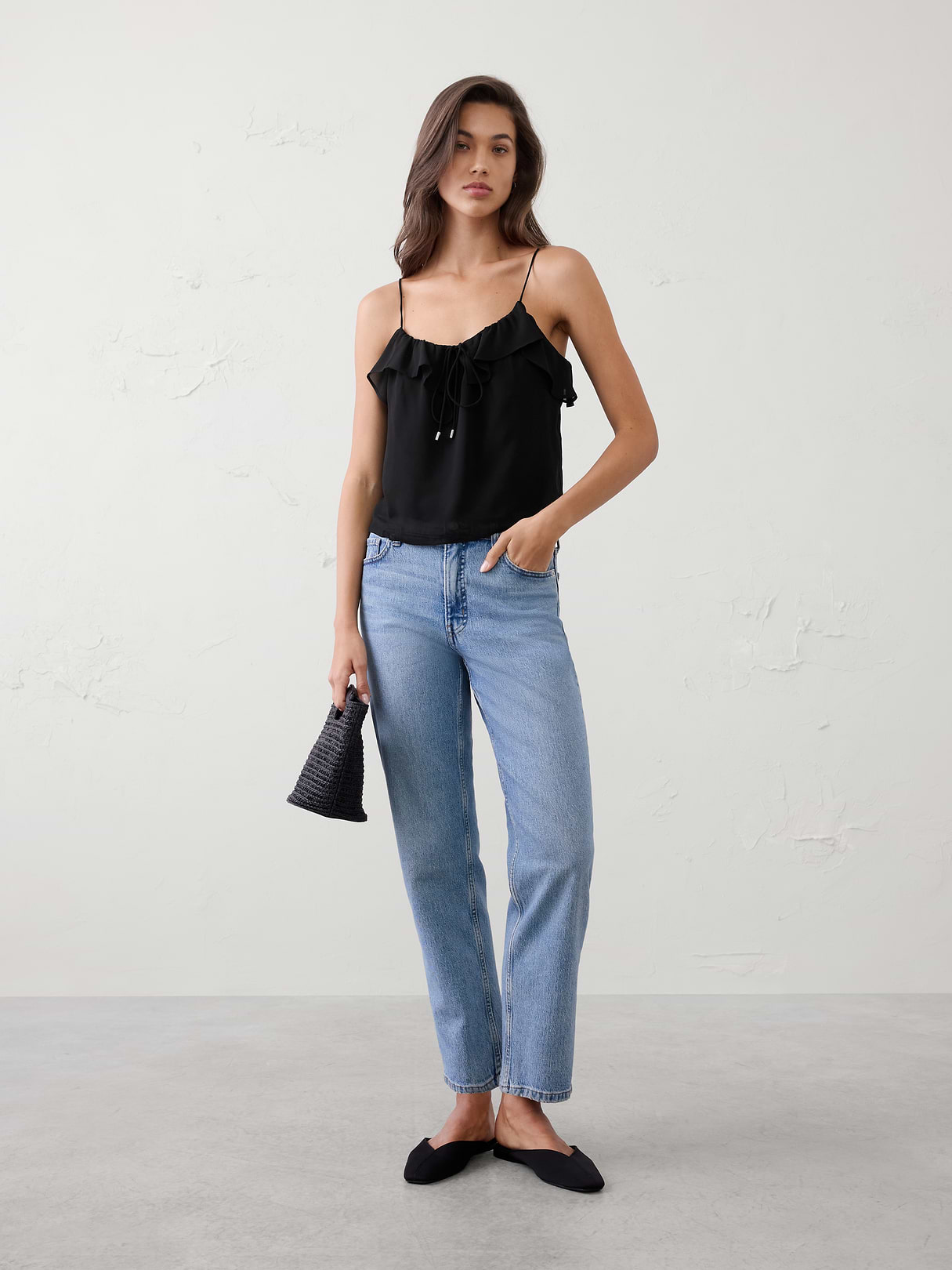 ruffled cami ruffled cami
