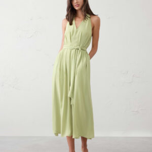 tie waist midi dress