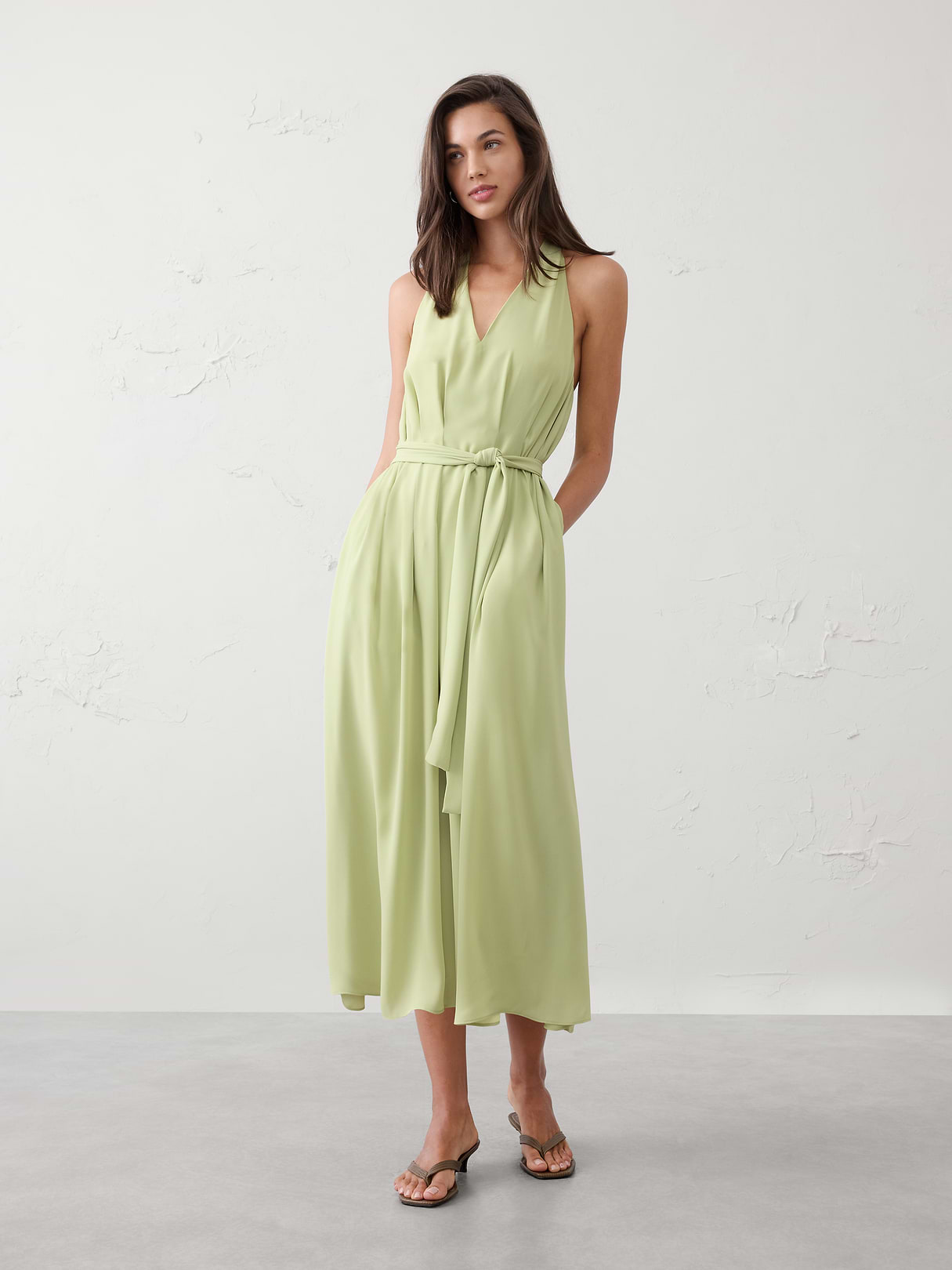 tie waist midi dress tie waist midi dress
