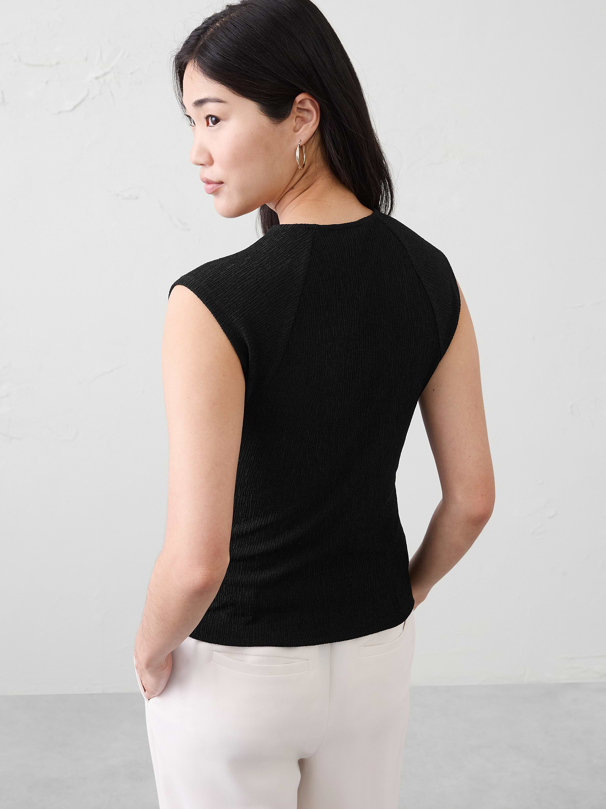 jacquard crinkled top jacquard crinkled top