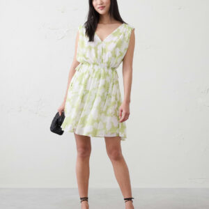 Витрина side tie mini dress