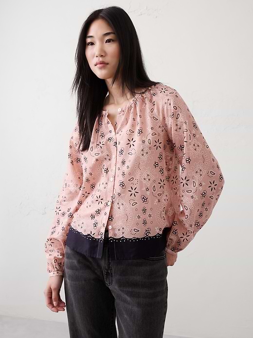 tie front top tie front top