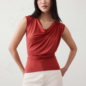 Витрина jersey draped asymmetrical top