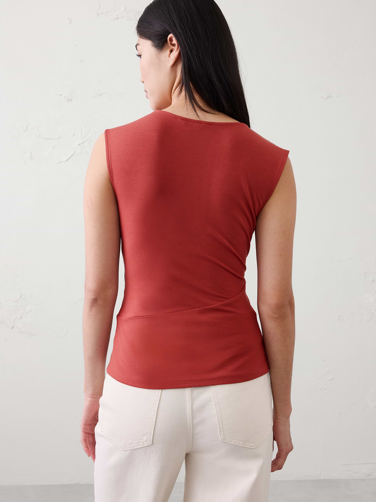 jersey draped asymmetrical top jersey draped asymmetrical top