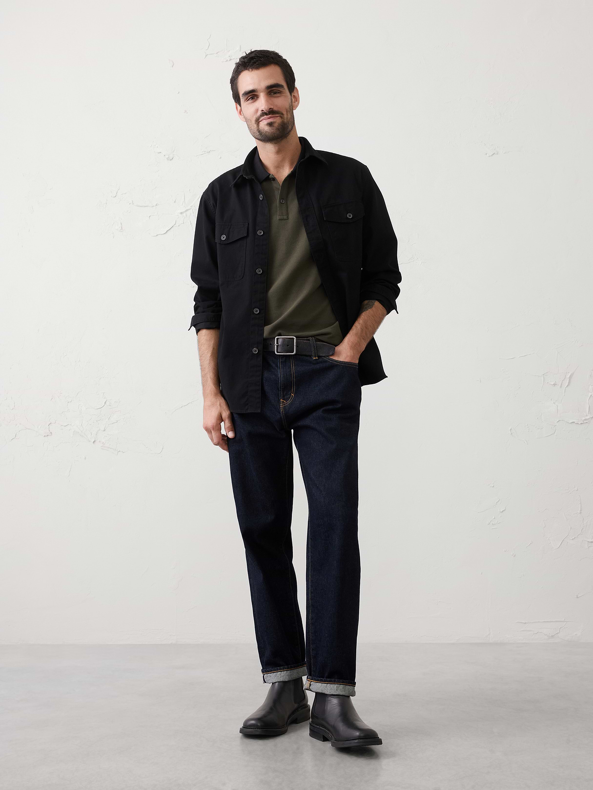 standard fit monogram pique polo standard fit monogram pique polo