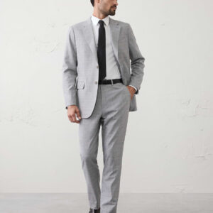 glen plaid suit jacket