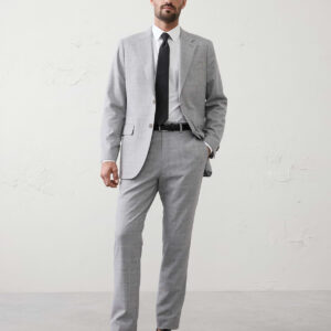 Home glen plaid suit trouser