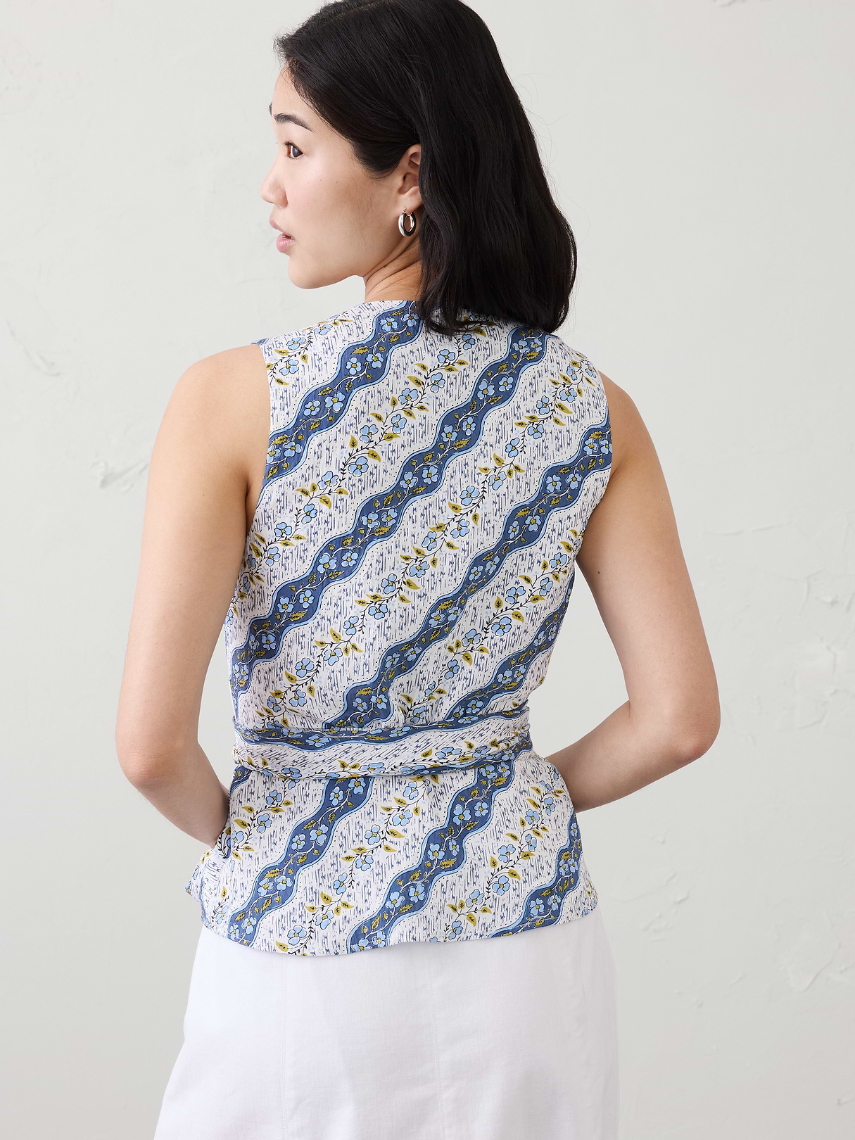 wrapped v neck top wrapped v neck top