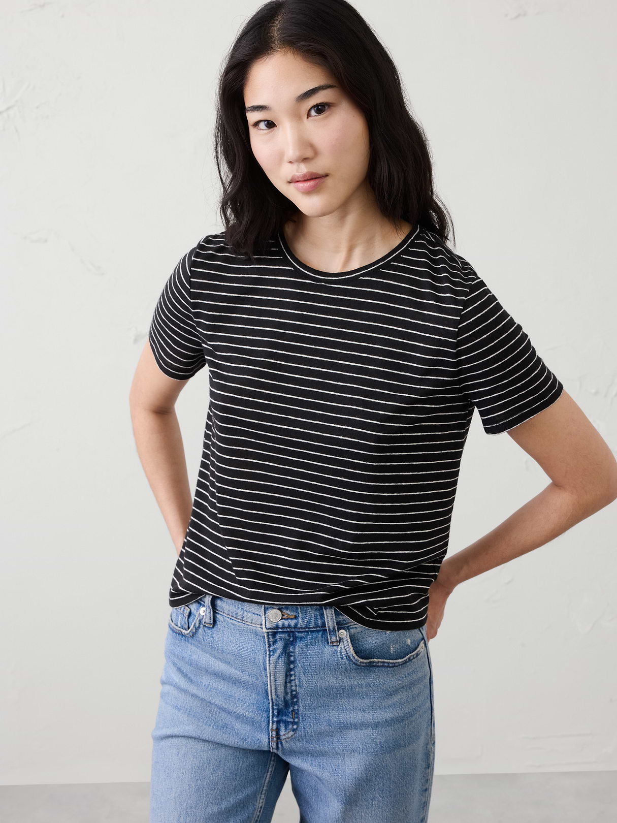 linen blend t shirt linen blend t shirt