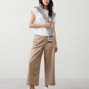 Витрина wide leg high rise cropped pant