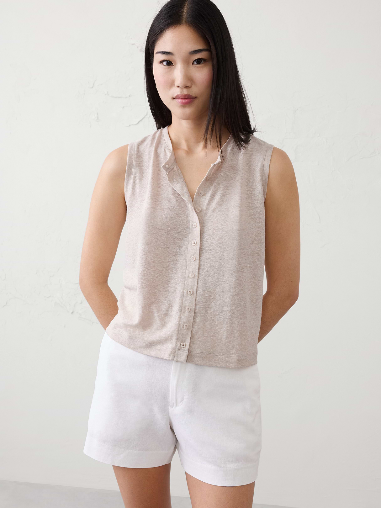 linen blend tank linen blend tank