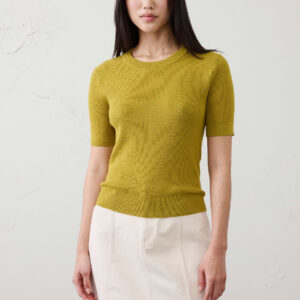 Витрина cotton pointelle sweater