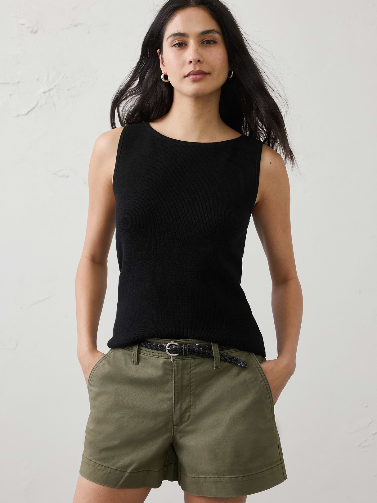 cotton boatneck sweater tank cotton boatneck sweater tank