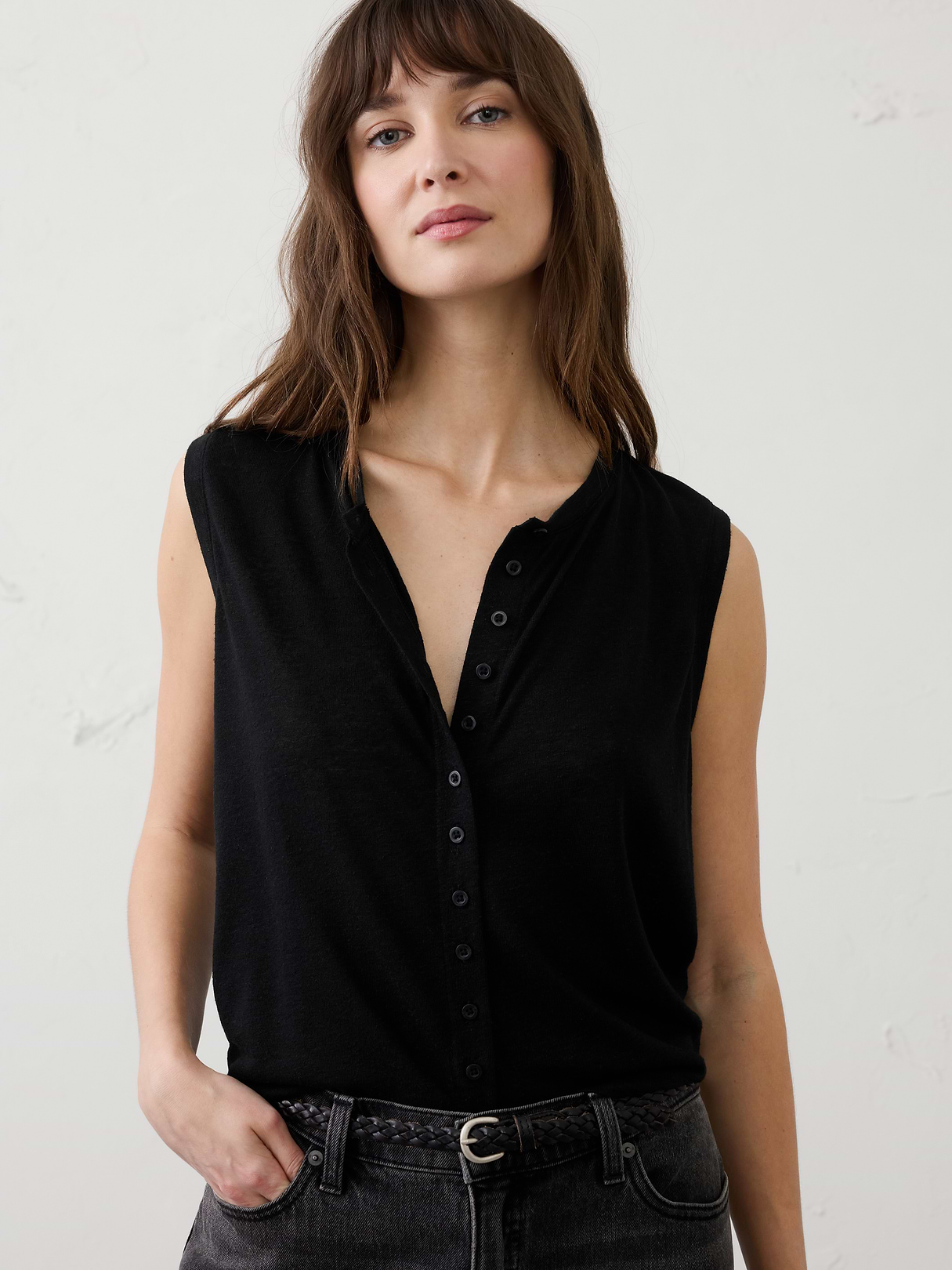 linen blend tank linen blend tank