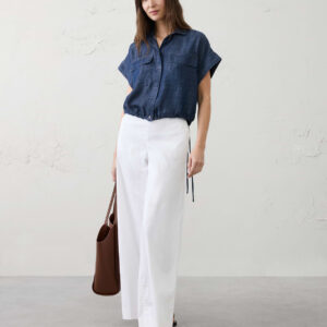 Витрина drawstring hem shirt