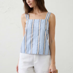 boxy topstitch tank