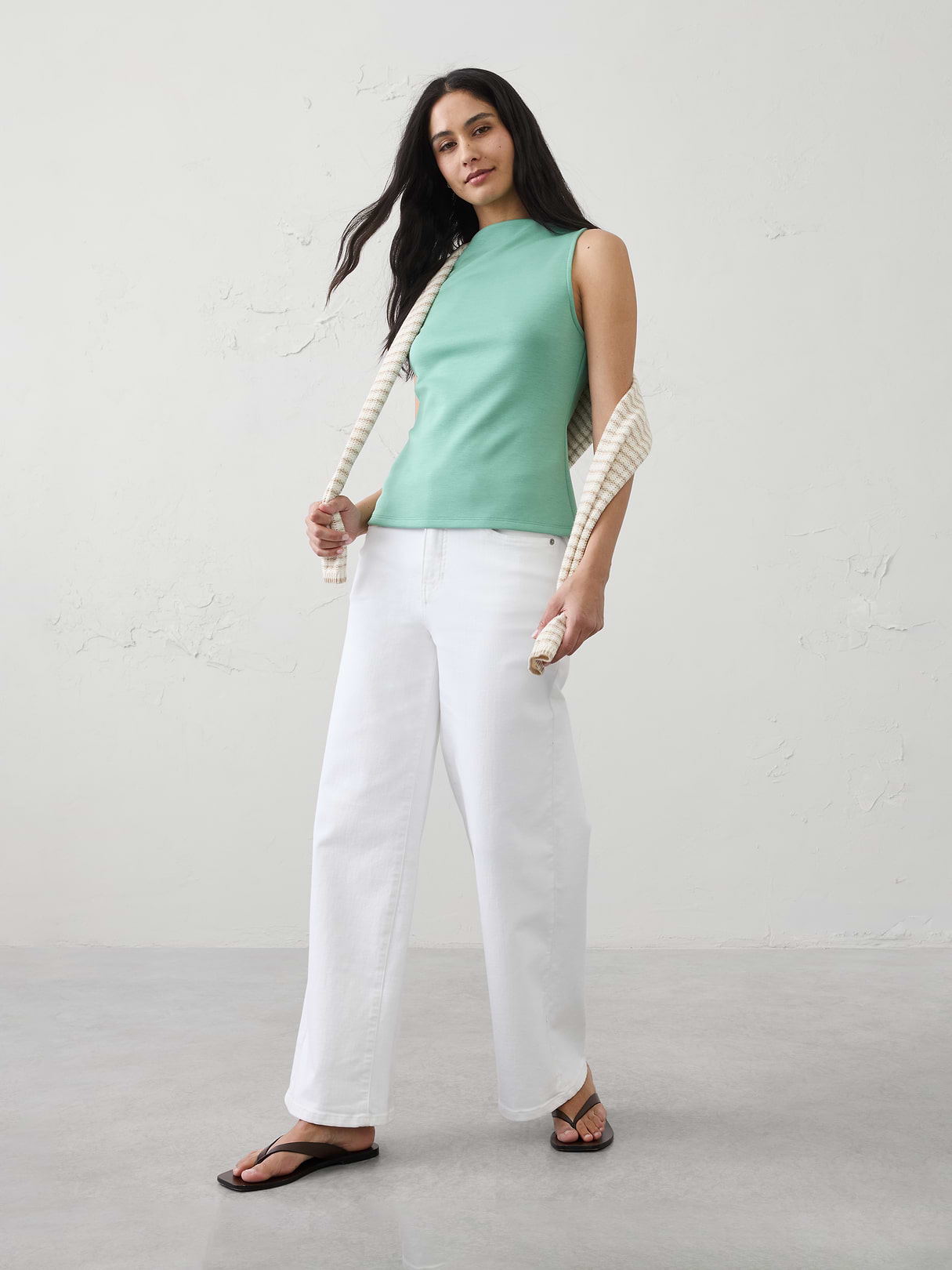 soft touch high neck top soft touch high neck top