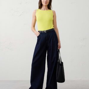 cotton boatneck sweater tank