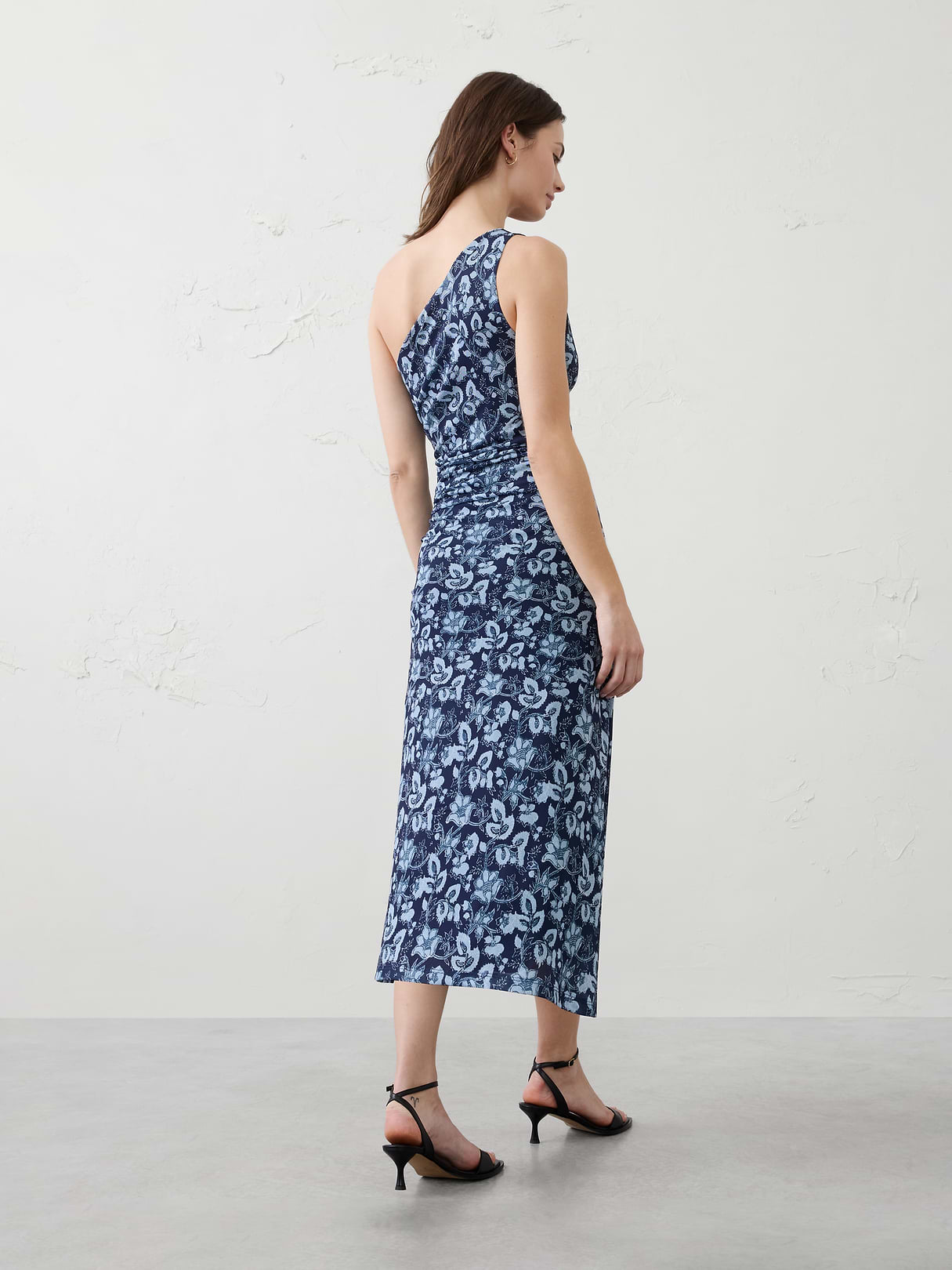 one shoulder midi dress one shoulder midi dress
