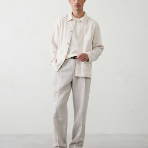 Home linen blend chore jacket